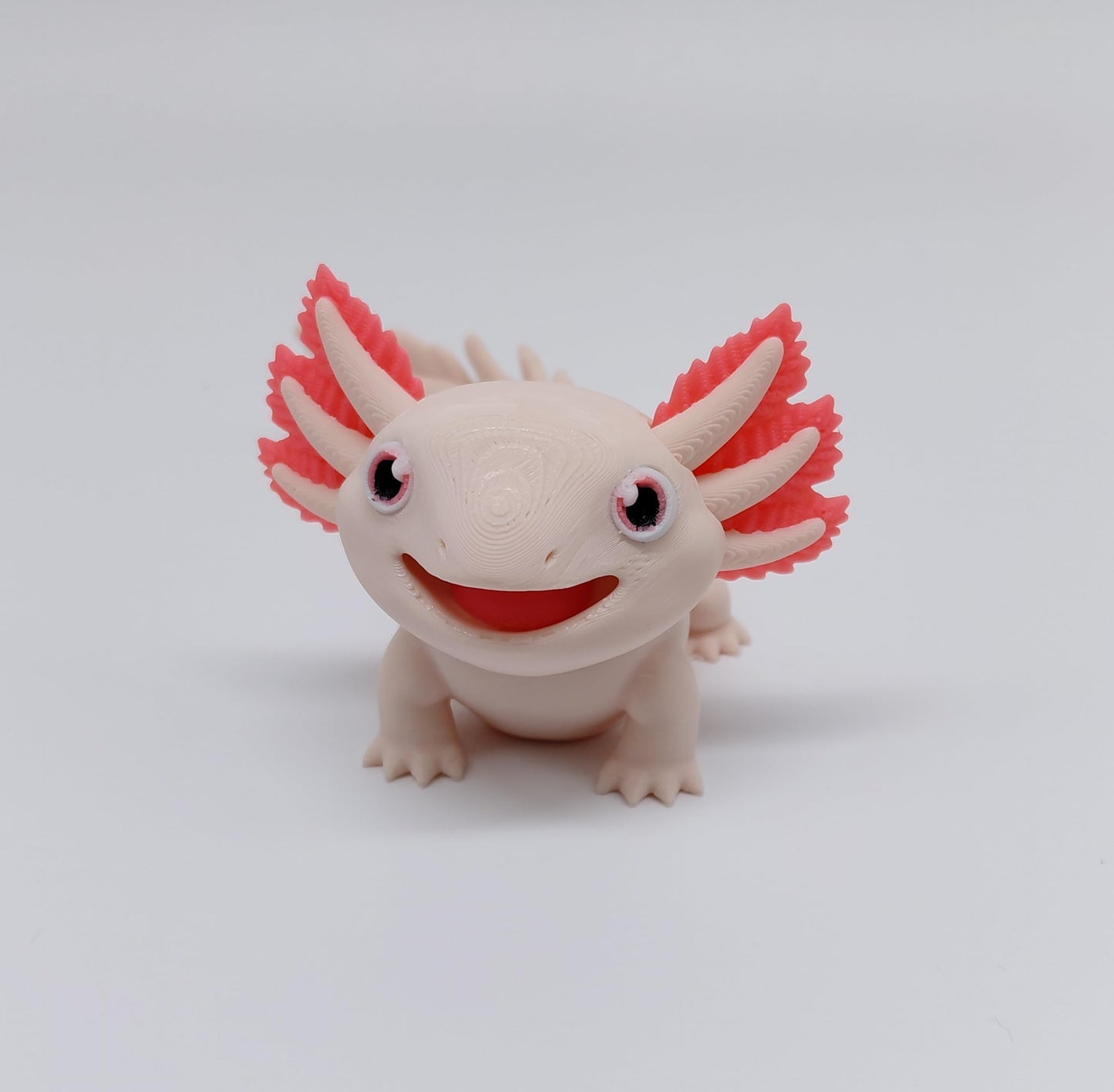 Toypetals Articulated Axolotl Lizard – 3D Printed Realistic Reptile Figure, Flexible Poseable Animal Toy, Collectible Desk Decor, Sensory Fidget, Gift for Reptile Lovers